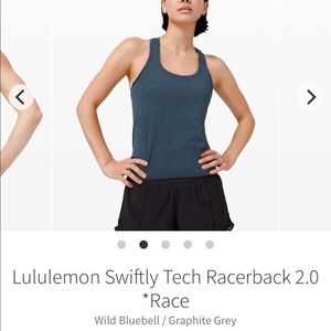 Lululemon Swiftly tech racer back race length